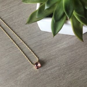 La Mer Collection Pink Gem Necklace